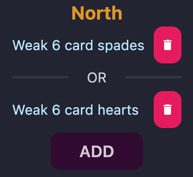Add Hand type