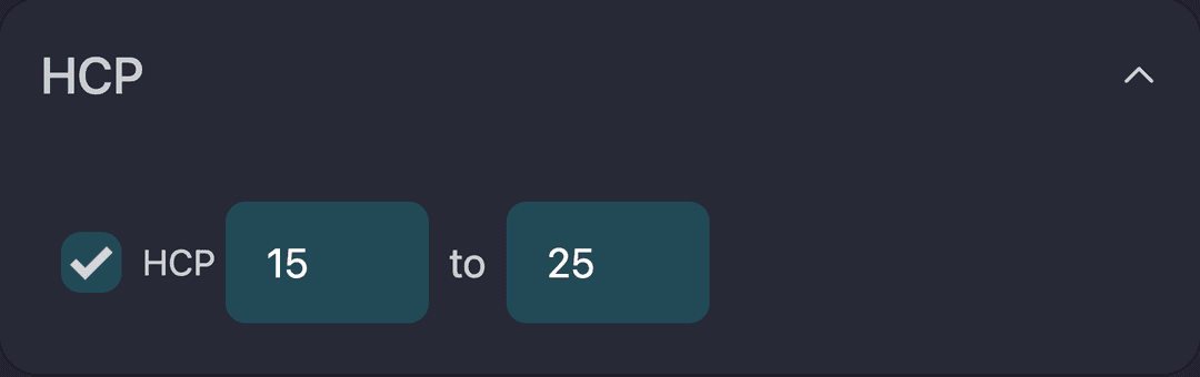 Hand type HCP option